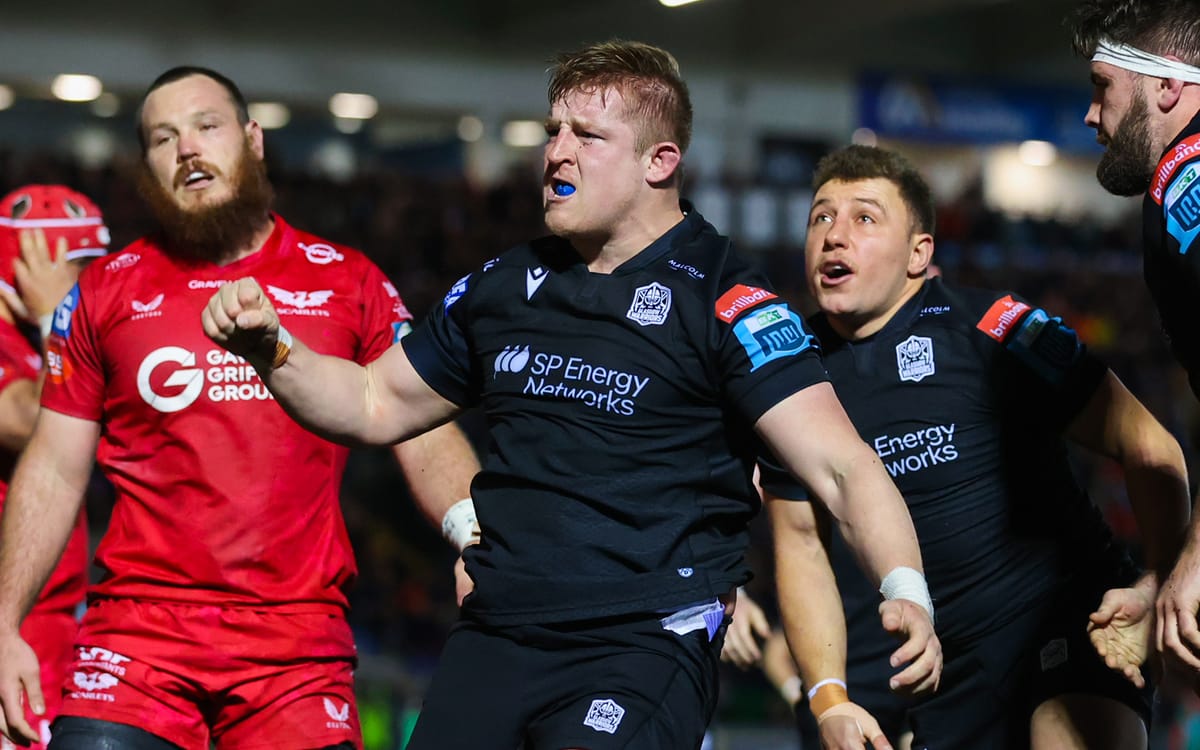 Glasgow display doggedness to edge gruelling contest with Scarlets